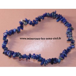 bracelet baroque fin pierre lapis lazuli