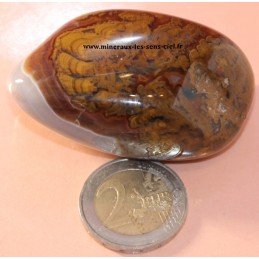 agate pierre roulée de Botswana