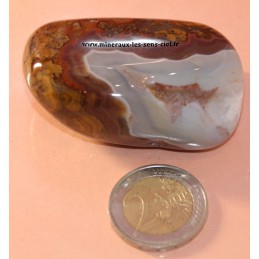 agate de Botswana pierre roulée