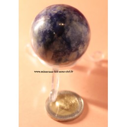 sphère sodalite pierre roulée