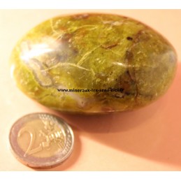 opale verte galet pierre roulée