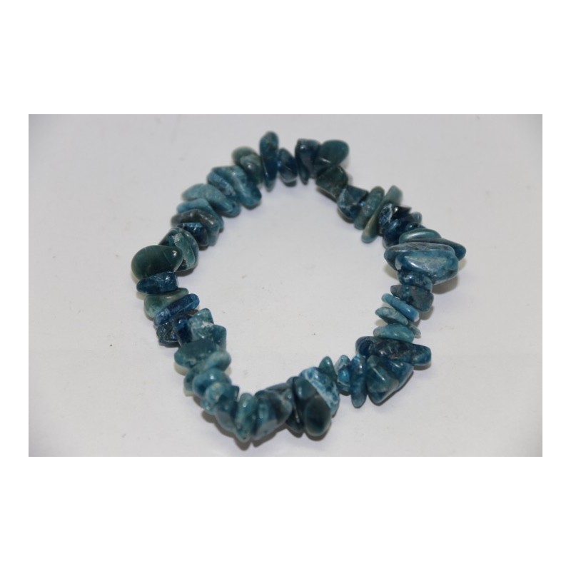 Bracelet Baroque Apatite poli