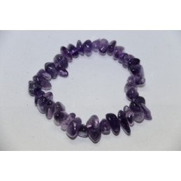 Bracelet Baroque Amethyste poli