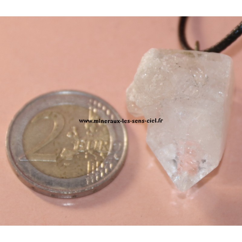 pendentif pierre apophyllite brut