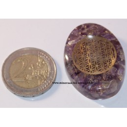 Orgonite Amethyste Fleur de...