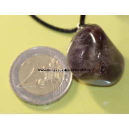 pendentif pierre roulée auralite 23