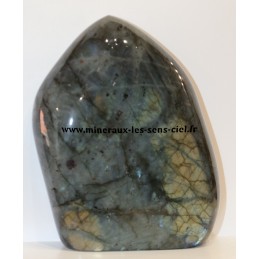 bloc de pierre labradorite poli