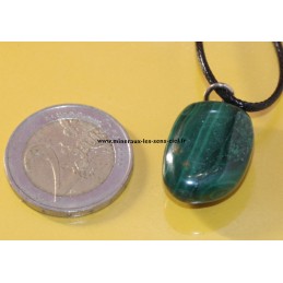 Pendentif malachite du Congo