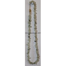 collier baroque pierre prehnite