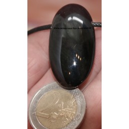 pendentif ovale obsidienne mentogochol