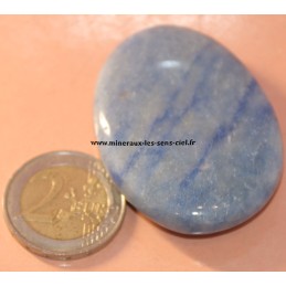 galet quartz bleu pierre roulée