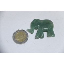 Pendentif Eléphant en Aventurine