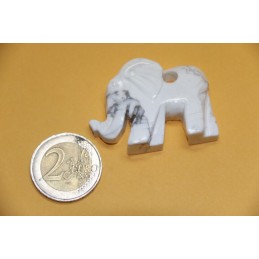 Pendentif Eléphant en Magnésite