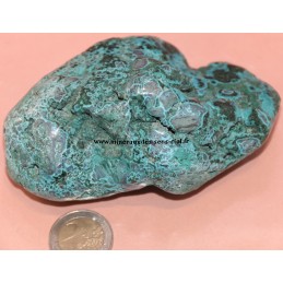 chrysocolle pierre brut poli