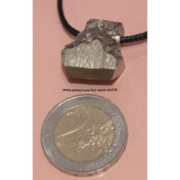 pendentif pierre pyrite brut