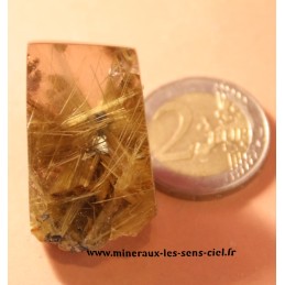 quartz rutile pierre roulée