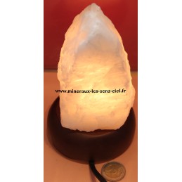 lampe en peirre cristal de roche