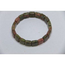 Bracelet square Unakite