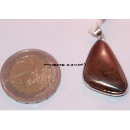 pendentif pierre opale boulder argent
