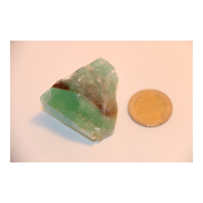 Calcite verte pierre brute