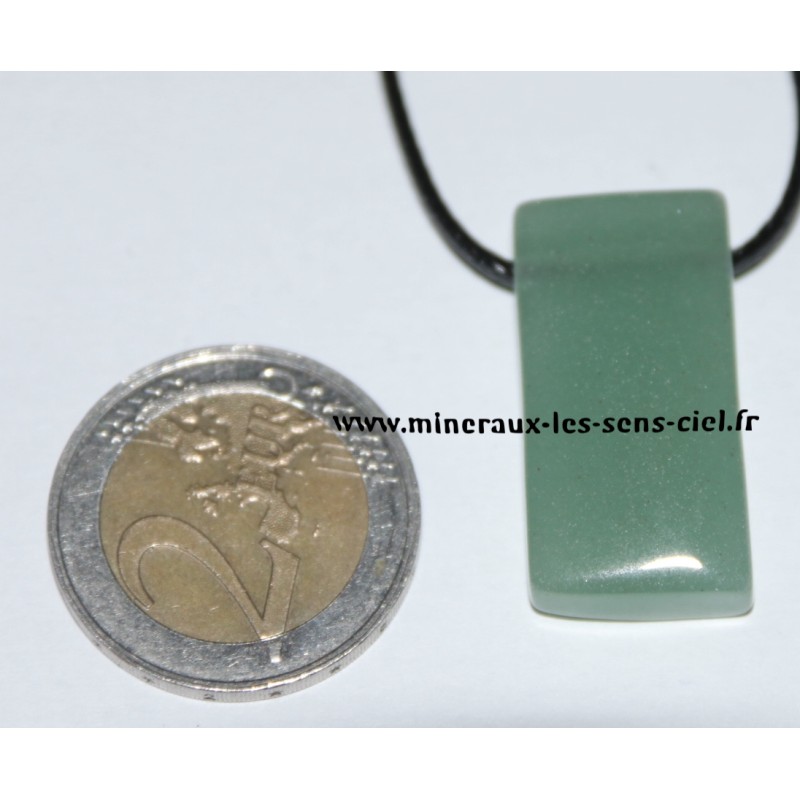 pendentif rectangulaire aventurine verte pendentif rectangulaire aventurine verte