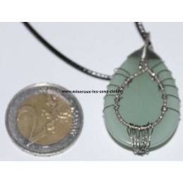 pendentif arbre de vie pierre aventurine verte