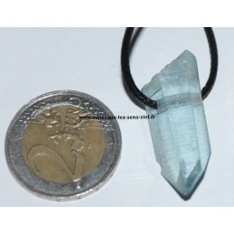 pendentif aqua aura pointe brute
