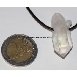 pendentif pointe quartz angel aura
