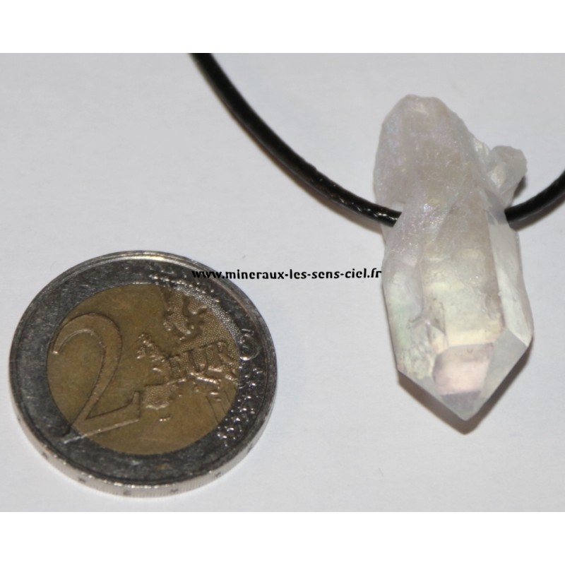 pendentif pointe quartz angel aura pendentif pointe quartz angel aura