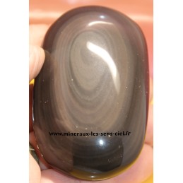 galet obsidienne oeil céleste poli