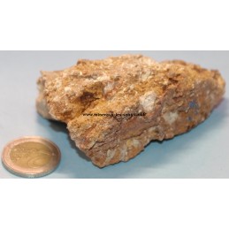 plaque de pierre azurite malachite brut