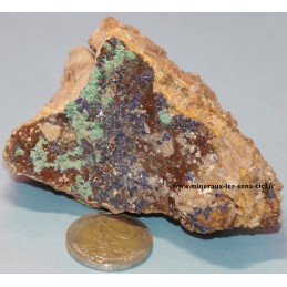 azurite malachite pierre- brut