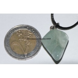 pendentif aigue marine pierre roulée qualité extra