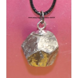pendentif pierre pyrite pierre brut