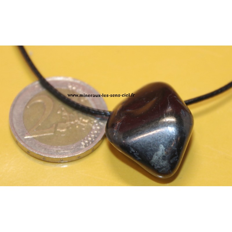 pendentif pierre shungite pierre roulée pendentif pierre shungite pierre roulée