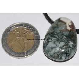pendentif goutte agate mousse