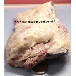Bloc collection Rubellite - Mica - Gyps brut 750grs