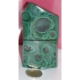 bloc de pierre malachite