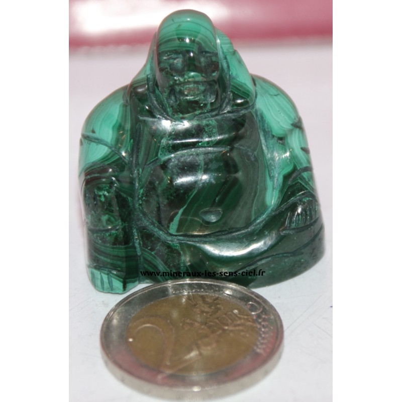 bouddha pierre malachite
