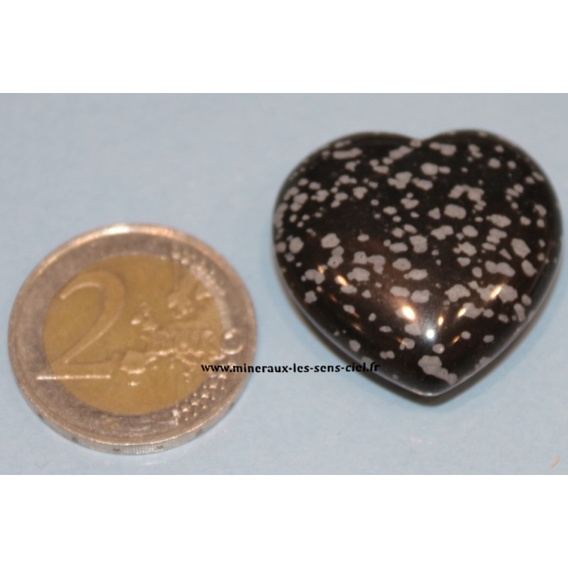 coeur obsidienne flocon de neige