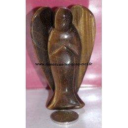 ange 10cm pierre oeil de tigre