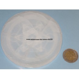 cercle archange métatron en pierre sélénite blanche