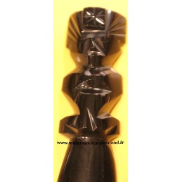 dague obsidienne noire du Mexique