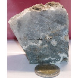 bloc de jaspe océan brut poli