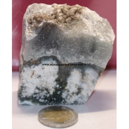 jaspe océan brut poli