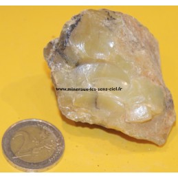 opale jaune pierre brut