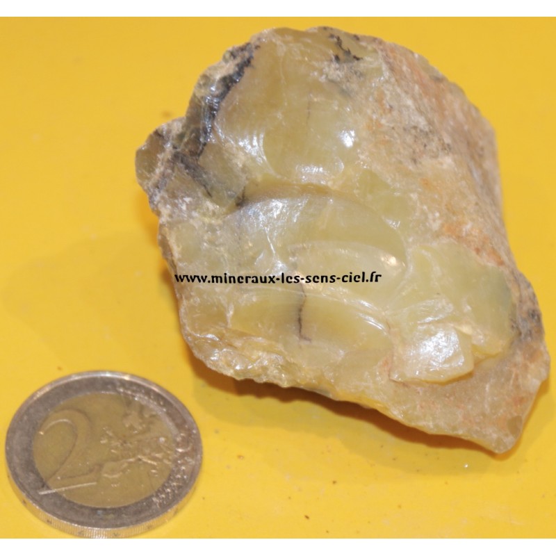 opale jaune pierre brut