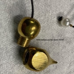 pendule en laiton témoin