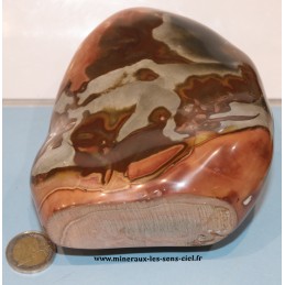 bloc de pierre jaspe imprimé poli