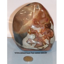 bloc de pierre jaspe polychrome et jaspe imprimé